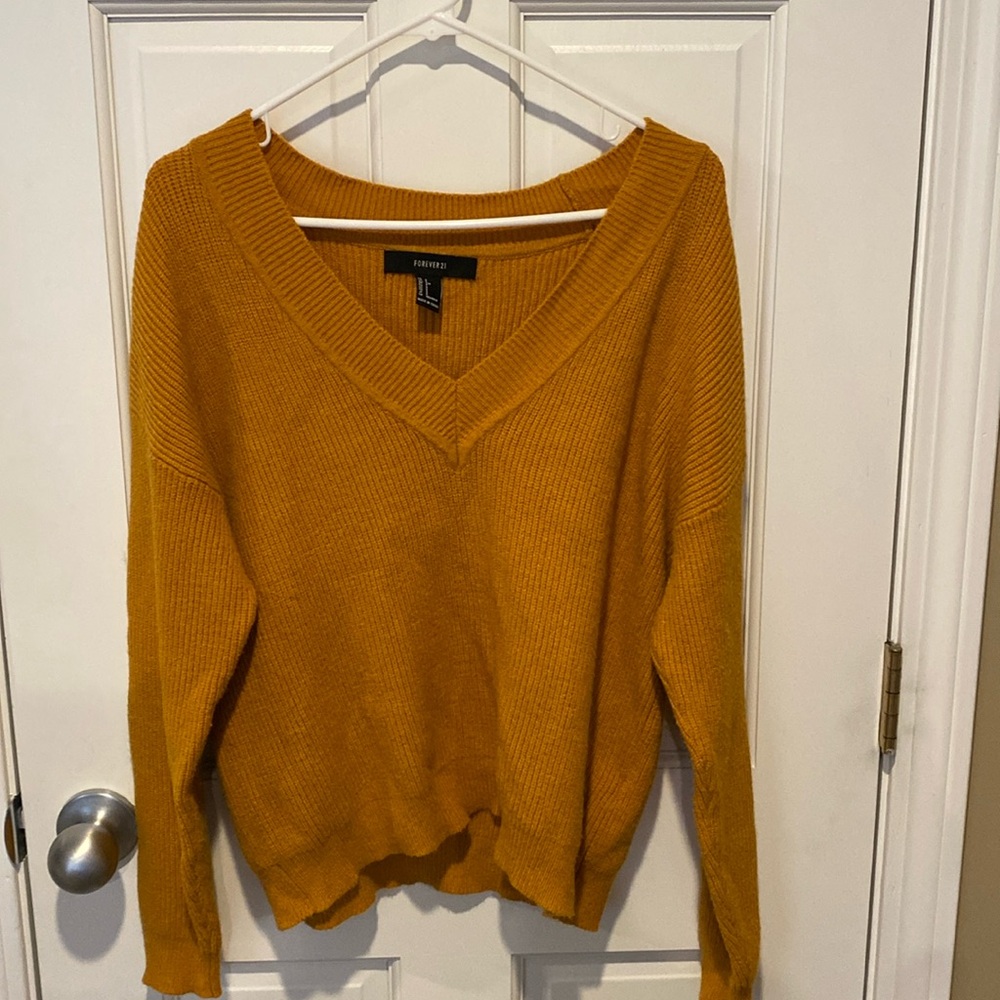 Orange Forever 21 Sweater
